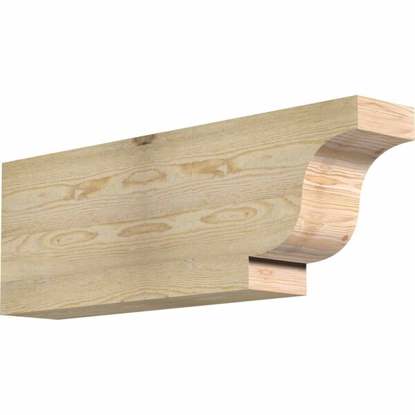 Ekena Millwork Newport Rough Sawn Rafter Tail, Douglas Fir, 6"W x 12"H x 36"L RFT06X12X36NEW00RDF - main